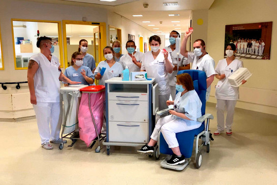 Gruppenbild von Krankenschwestern